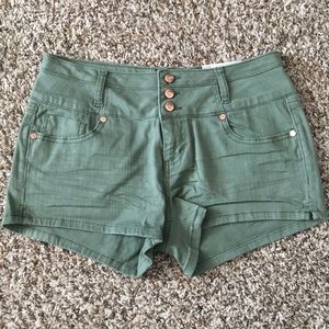 Olive shorts